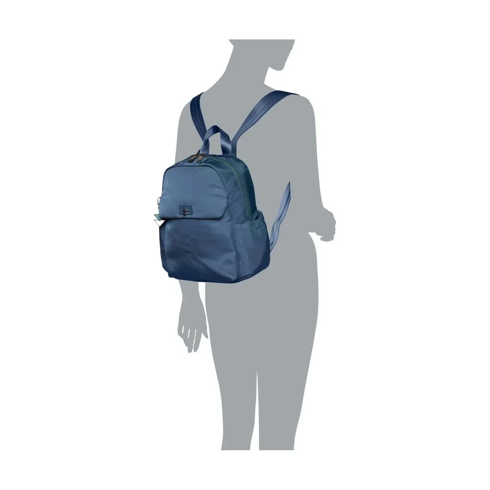 Hedgren Baltic Blue Balanced Medium Women Backpack Water-Resistant RFID-blocking